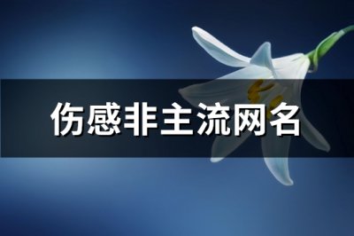 ​伤感非主流网名(112个)