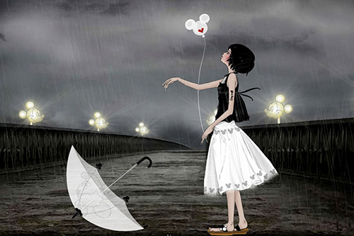 伤感唯美的女生签名80句